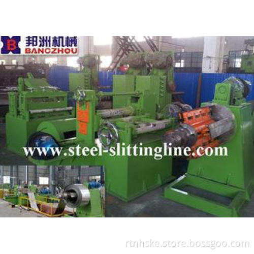 Simple Steel Coil Slitting Line 0.5-2mm x 800mm With Decoil